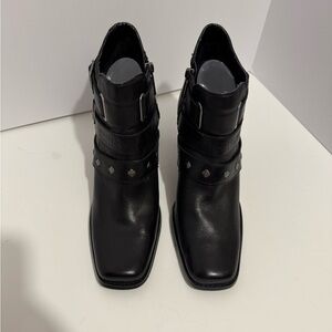 Harley Davidson Bridgit Shootie Black Ankle Motto Boots Women’s Size 9.5M D84507